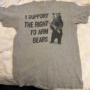 Delta Gray Bear Graphic Tee